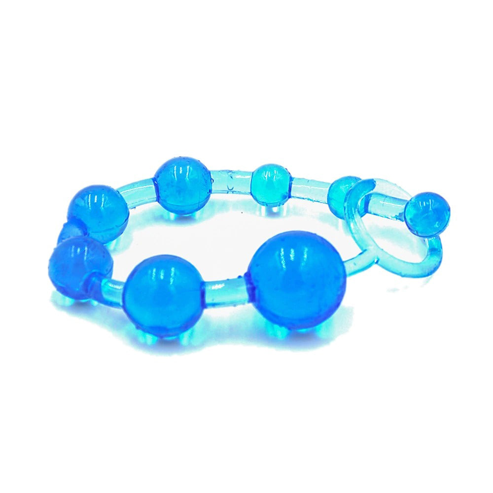 Jelly Anal Beads / Orgasm Plug Play Pull Ring Ball / Anus Stimulator Butt Product for Men and Women - EVE's SECRETS