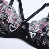 Ladies Erotic Fancy Bra with Bones Brief Lingerie / Women's Bandage Sets Underwear - EVE's SECRETS