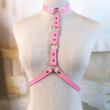 Leather Body Harness for Ladies / Statement Necklaces Bondage Belt / Women Cosplay BDSM Accessories - EVE's SECRETS
