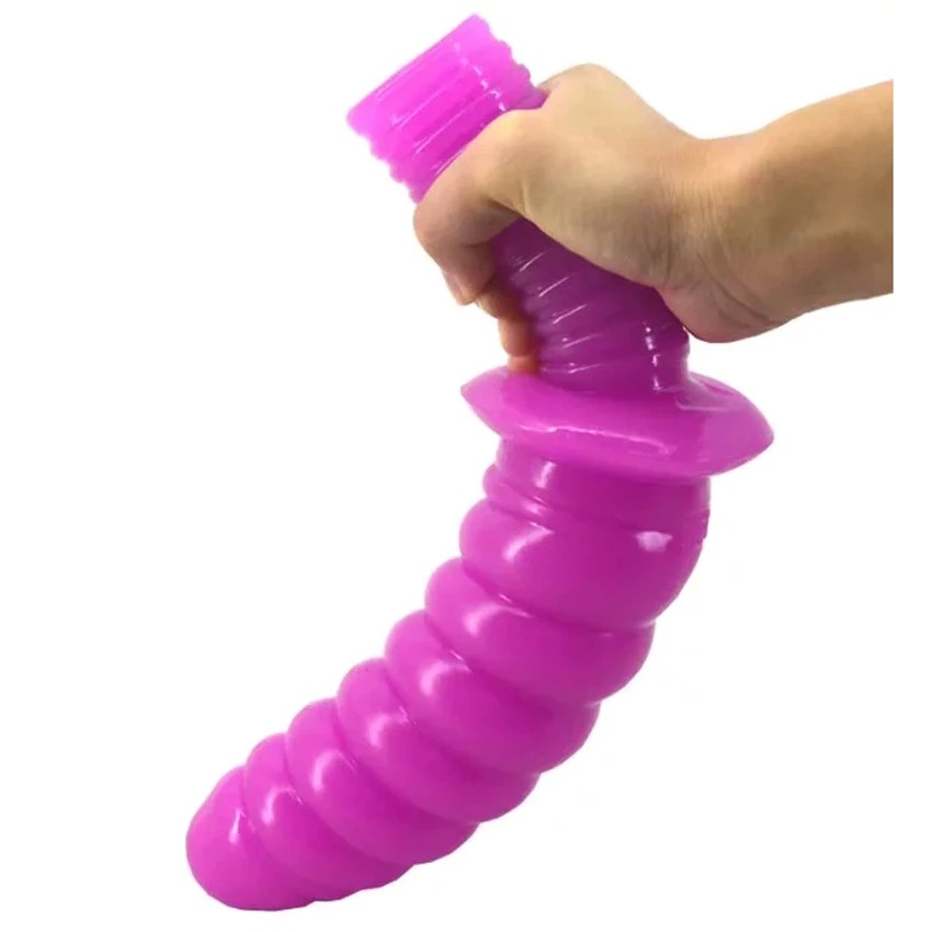 Long Big Thread Dildo for Women / Soft Handle Toy Penis for Couples - EVE's SECRETS