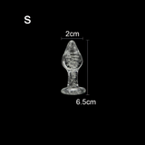 Luminous Glass Anal Plug / Unisex Masturbator For Couple Games / Erotic Sex Toy For Adult - EVE's SECRETS