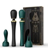 Luxuriöser wasserdichter Zauberstab-Vibrator / weibliches Silikon-Massagegerät / Sexspielzeug für Frauen 