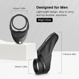 Male Cock Ring Vibrator / Adult Penis Massager / Soft Silicone Sex Toy Ring - EVE's SECRETS
