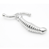 Male&Female Anal Plug Masturbator / Stainless Steel Curve Anal Sex Toy for Adult - EVE's SECRETS