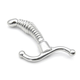 Male&Female Anal Plug Masturbator / Stainless Steel Curve Anal Sex Toy for Adult - EVE's SECRETS
