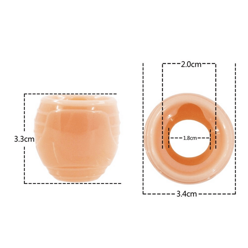 Male Foreskin Cock Ring / Silicone Penis Sleeves 2pcs Set / Sex Toys for Men - EVE's SECRETS