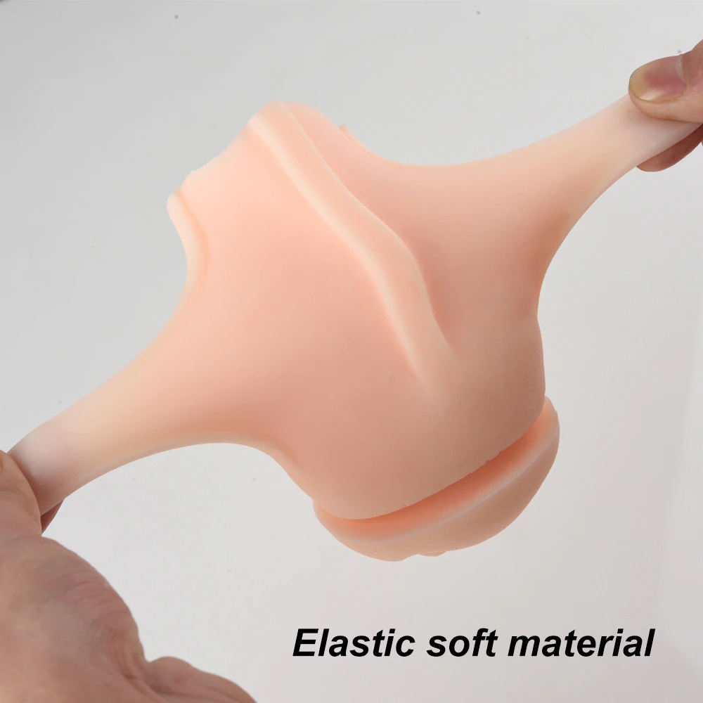 Male Masturbation Cup Realistic Vagina / Adult Soft Silicone Stimulate Massager Sex Toy - EVE's SECRETS