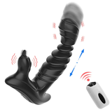 Male Prostate Massage Vibrator / Automatic Telescopic Butt Plugs with Remote Control - EVE's SECRETS