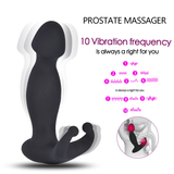 Male Prostate Massager-Vibrator / 10 Speed Black  Anal Stimulator / Silicone Sex Toys For Gay - EVE's SECRETS