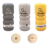 Male Realistic Silicone Masturbation Cups / Vaginal Anal and Oral Sex Imitation for Men