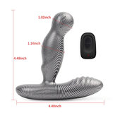 Male Rotating Vibrating Prostate Massager / Heating Butt Plug with Remote Control - EVE's SECRETS