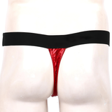 Male Shiny Santa Underwear Lingerie / G-String Sexy Briefs Christmas Panties - EVE's SECRETS