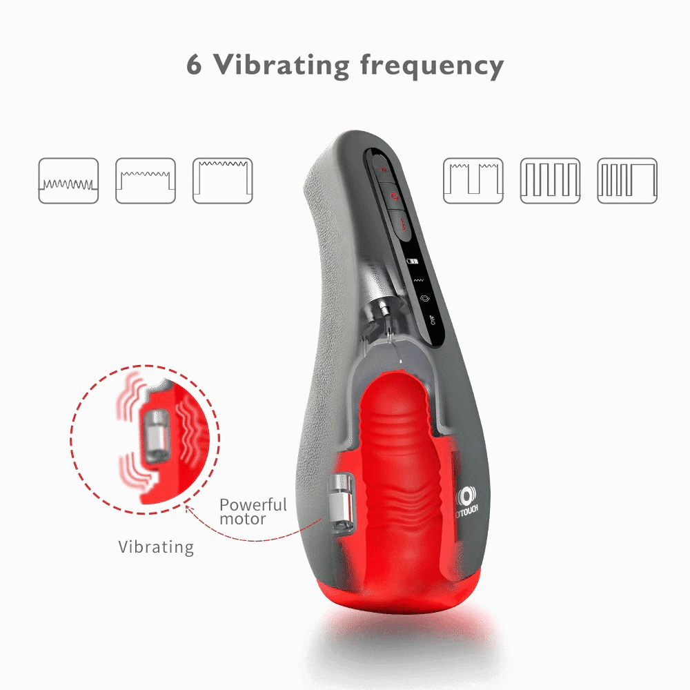 Male Silicone Masturbator Vibrator / Automatic Heating and Sucking Blowjob Machine - EVE's SECRETS