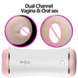Male Vagina Anal Double Channel Masturbator / Men Masturbation Cup Realistic Pussy - EVE's SECRETS