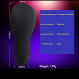Male Vibrator with 6 Modes Tongue Licking / Adult Sex Toy Penis Head Stimulator - EVE's SECRETS