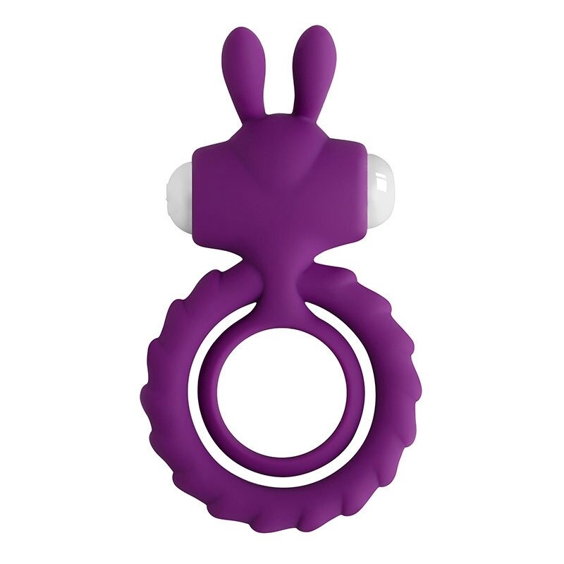 Male Vibrator with Rabbit Ears / Vibrating Sex Toy for Enhance Erection for Men - EVE's SECRETS