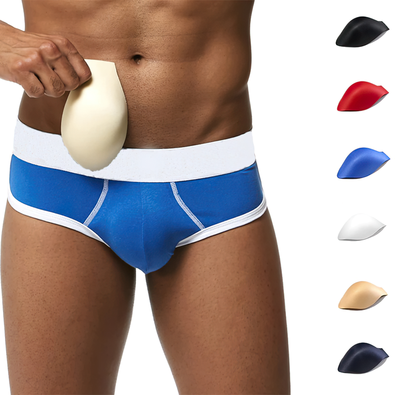 Man's Penis Bulge Sponge Pad Underwear / Male Push Up Enhancer Cup / Push Up Swimwear Cup for Men - EVE's SECRETS