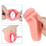 Masturbation Cup in form Vagina Real for Men / Penis Pump Glans Sucking / Male Sex Toys - EVE's SECRETS