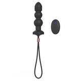 Ferngesteuerter Perlen-Po-Vibrator mit verstellbarer Penisschlaufe / Analsexspielzeug für Erwachsene 