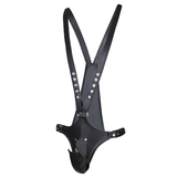 Men's BDSM Body Harness with Open Crotch Function / Sexy Fetish Bondage