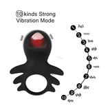 Men's Black Penis Ring / Intimate Vibrating Cock Ring / Sexy Toys for Men - EVE's SECRETS