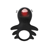 Men's Black Penis Ring / Intimate Vibrating Cock Ring / Sexy Toys for Men