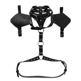 Men's Body Harness With Faux Leather / O-rings Halter Neck Buckles Fancy Costume - EVE's SECRETS