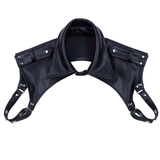 Men's Erotic PU Leather Harness / Adjustable Lapel Muscle Hollow Out Bondage Costume - EVE's SECRETS