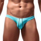 Men's Gay Thin Underwear / Male Breathable Bikini Briefs With U Convex Pouch / Nylon Underpants - EVE's SECRETS