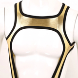 Men's Jockstrap One-Piece Bodysuit / Shiny Mankini with Open Butt / Sexy Underwear for Men - EVE's SECRETS