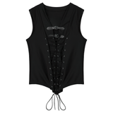 Men's Lace-Up Sleeveless Gothic Clubwear / Adjustable Buckle Fitness Tank Tops For Rock Concert - EVE's SECRETS