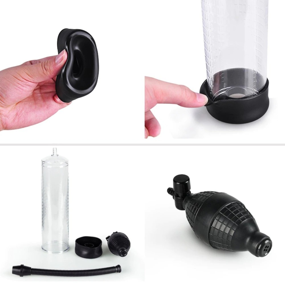 Men's Penis Pump for Enlargement Dick / Adult Soft Sleeve Sex Toy Vacuum for Penis - EVE's SECRETS