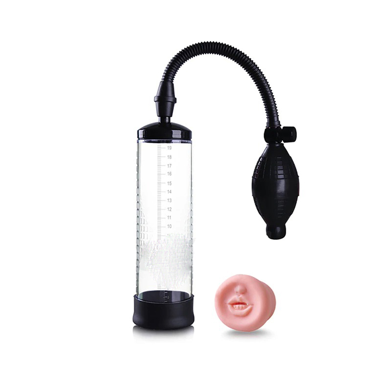 Men's Transparent Vacuum Penis Pump with Soft Sleeve / Adult Sex Toys - EVE's SECRETS