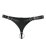 Men's PU Leather Body Harness / O-ring Crotchless Gay Panties Underwear - EVE's SECRETS