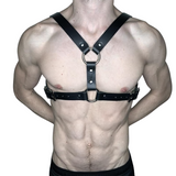 Men's PU Leather Chest Straps Bondage Harness / Male Body Harness Rave Clubwear - EVE's SECRETS