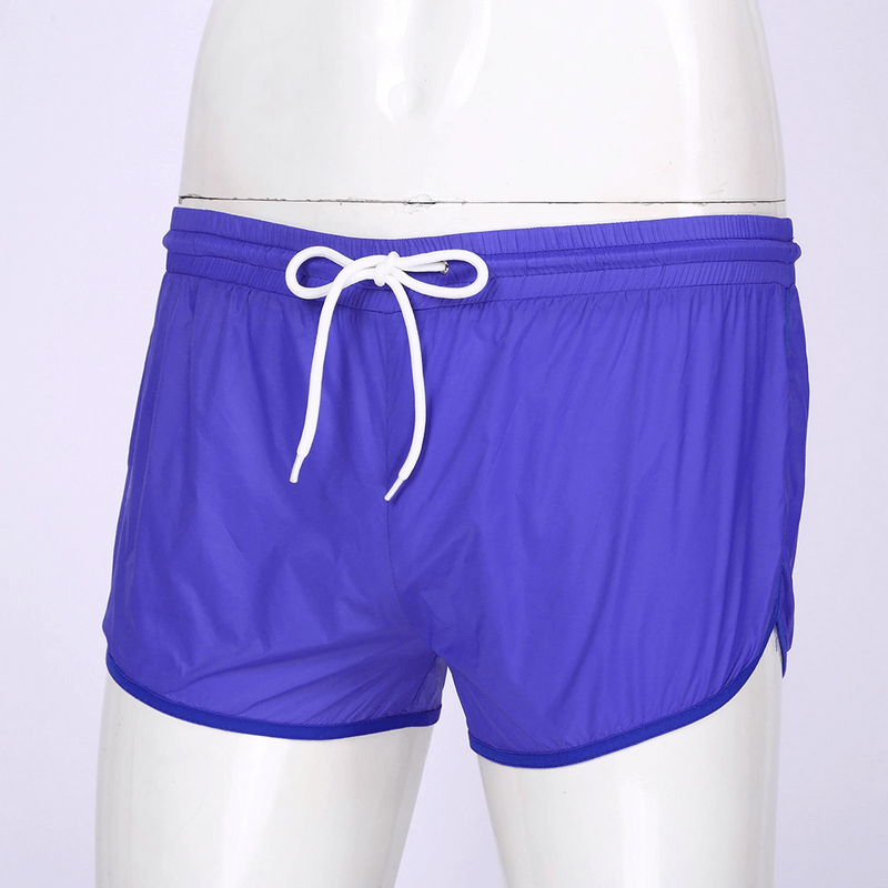 Men's Semi-Transparent Drawstring Boxer Shorts / Male Sexy Lightweight Underwear - EVE's SECRETS