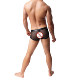 Men's Sexy Low Rise Boxers / Black Transparent Underwear for Men - EVE's SECRETS