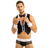 Men's Sexy Role Play Costumes Lingerie / Hollow Out See-Through Party Underwear - EVE's SECRETS