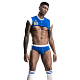 Men's Sexy Sportsmen Cosplay Costume / Male Erotic Role-Play Soccer Uniform Bodysuit - EVE's SECRETS