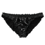 Men's Shiny Wet Look Leather Lingerie / Sexy Latex Micro Panties / G-String Hot Gay Underpants - EVE's SECRETS