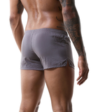 Men's Solid Color Summer Short Pants / Quick-Drying Swimming Low Waist Trunks - EVE's SECRETS