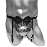 Men's Underwear with Flowers / Sexy Open Crotch Male Panties / Erotic Straps Briefs - EVE's SECRETS