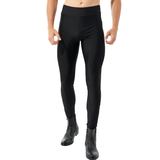 Herren-Yoga-Fitness-Röhrenhose / lange Lackleder-Patchwork-Hose für Männer 