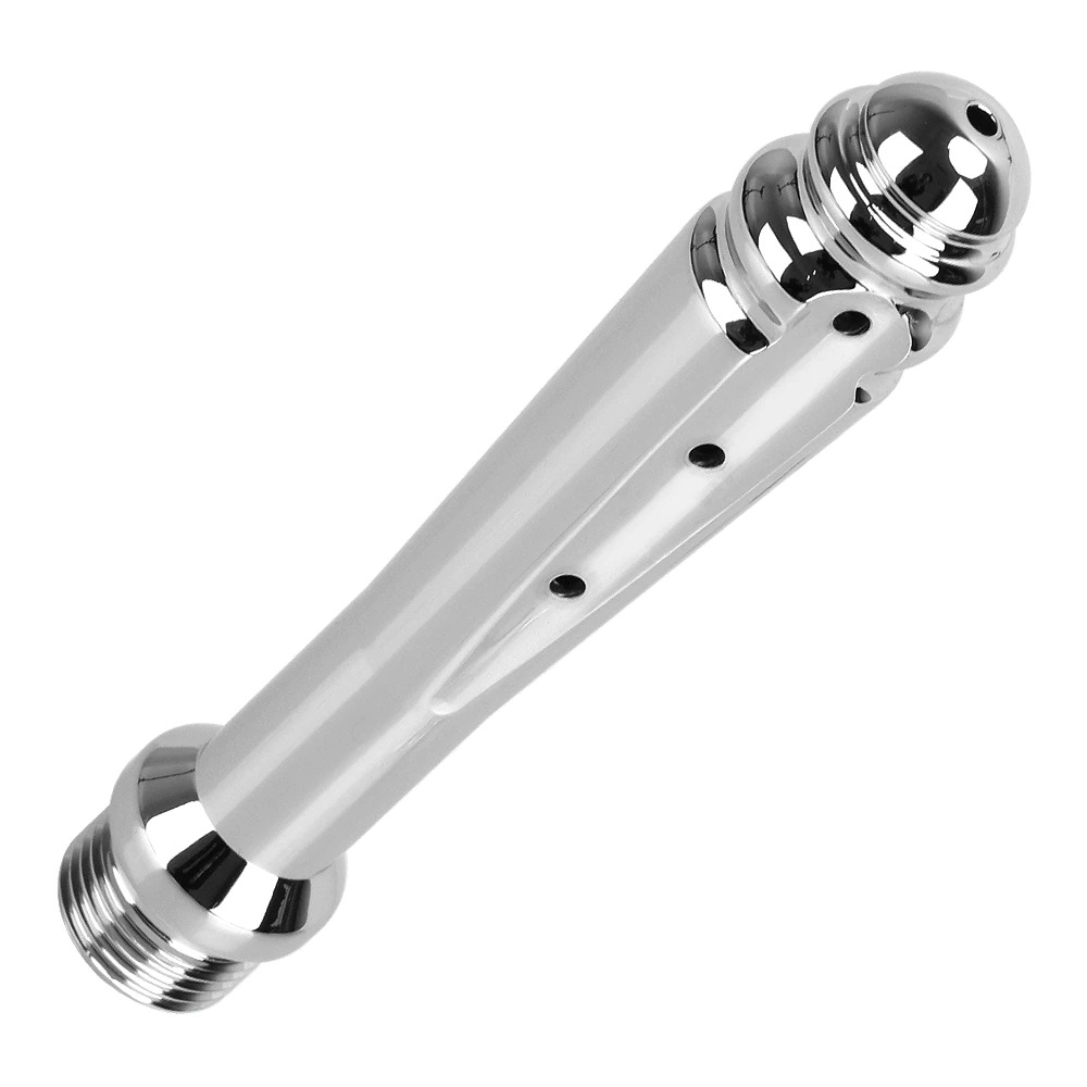 Metal Anal Dildo with 7 Holes Side Opening / Adult Sex Toy for Couples - EVE's SECRETS