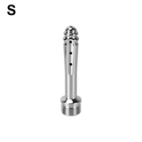 Metal Anal Dildo with 7 Holes Side Opening / Adult Sex Toy for Couples - EVE's SECRETS