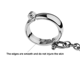 Metal Handcuffs and Ankle Cuffs with Chain / BDSM Restraints / Sex Toys for Women and Men - EVE's SECRETS