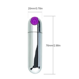 Mini Bullet Vibrators in Two Variants / 10-Speed USB Rechargeable Waterproof Masturbators - EVE's SECRETS