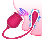 Rose Sucking Vaginal Vibrators / Clitoris Stimulation Vibrating Eggs / Sex Toys for Adults - EVE's SECRETS