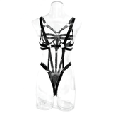 One-Piece Bandage Bodysuit For Women / Black Exotic Costume / Open Sexy Clothing - EVE's SECRETS