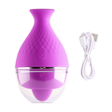Oral Tongue Sex Tools Vibrator / Erwachsene lecken weiblichen Vibrator / Nippel saugen Stimulationsspielzeug 